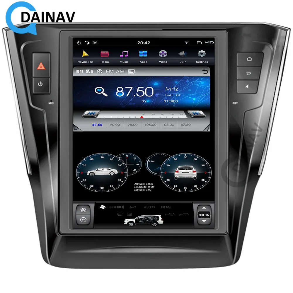 Car Autoradio stereo GPS Navigation For Volkswagen VW-Passat 2016 2017 2018 Vertical screen Multimedia DVD player | Автомобили и