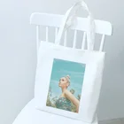 Красивая Дамская сумочка Ariana Grande с фото принтом, Классическая винтажная дамская сумка через плечо в стиле Харадзюку 90-х Y2K