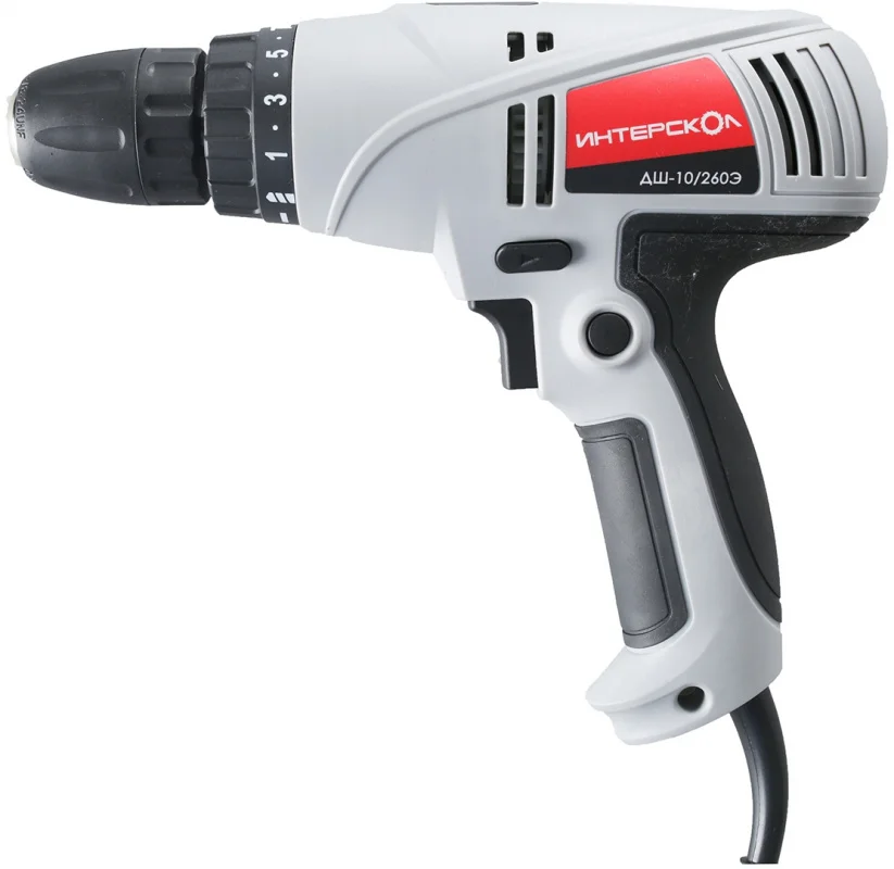 Drill-screwdriver interskol dsh-10/260 E 260w cartridge: Quick-clamping | Инструменты
