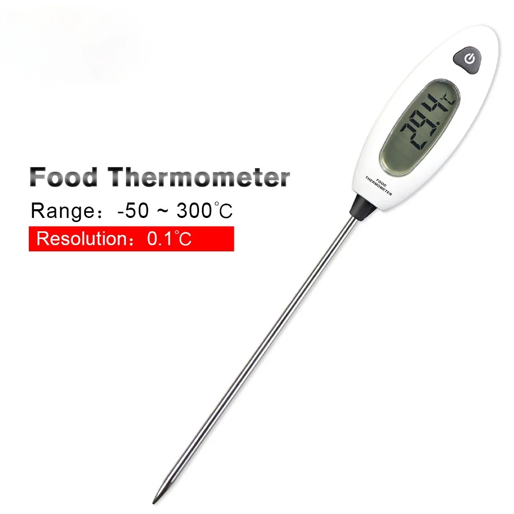 

Kitchen Digital BBQ Food Thermometer Meat Cake Candy Fry Grill Dinning Household Cooking Gauge Oven Tool