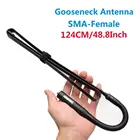 Тактическая антенна Gooseneck CS SMA-Female Dual Band VHF UHF 144430Mhz, складная рация Baofeng UV-5R UV5R 888S