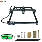 Высокоскоростной гравировальный станок Ortur, выходная мощность 5,5 Вт, Мини гравировальный станок, Рабочая площадь 40x43 см, DIY резьба, различные материалы