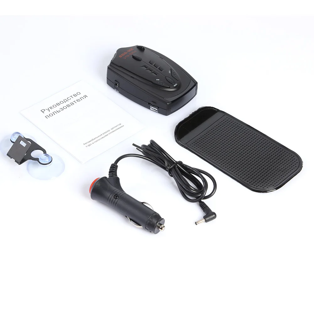 

Car Radar Detector STR-525 2 in 1 Alarm X K CT La Outdoor with GPS English Russian Voice Parts Personal Car Accessories