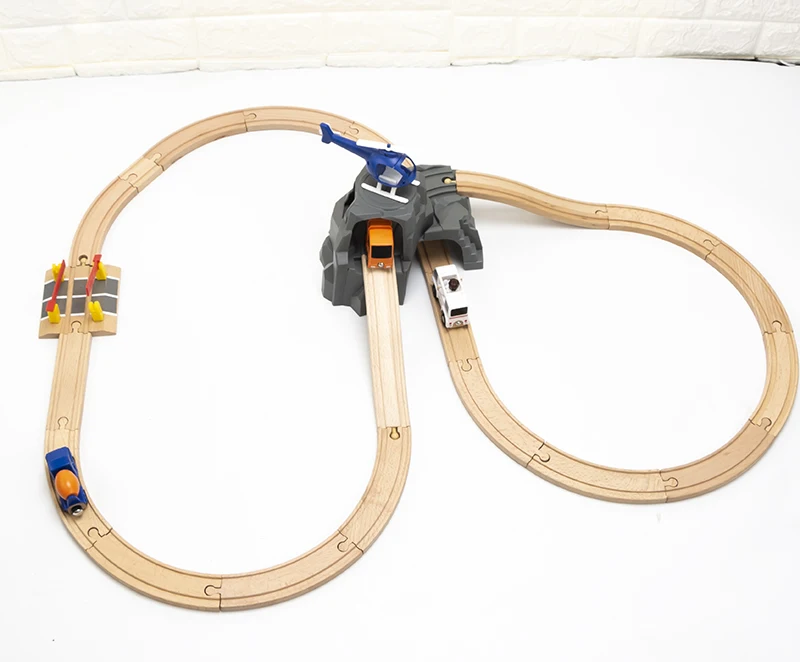 Пластиковый двойной туннель для железной дороги