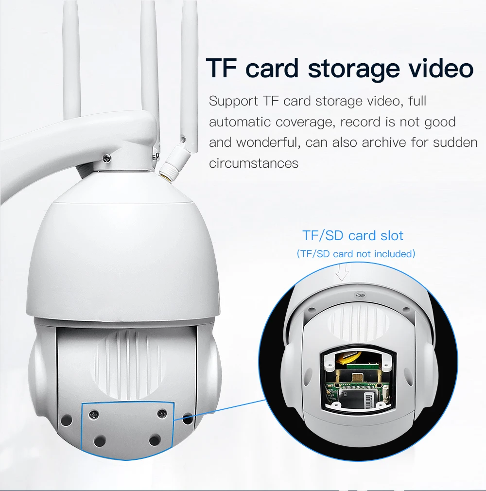 1080P HD беспроводная домашняя камера безопасности, уличная 3g 4G SIM карта PTZ WiFi IP камера 30X оптический зум, скоростная купольная камера видеонаблюдения