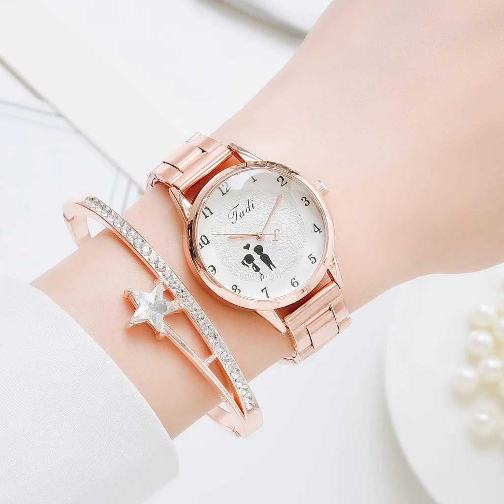 

2021 New Brand Quartz Watches Fashion Simple Golden Women Quartz Clocks Casual Stainless Steel Dress Gift Wristwatches Relogio