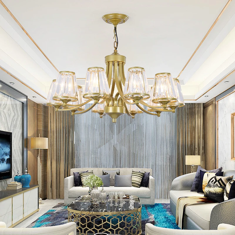 Современные хрустальные люстры освещение для дома ledlamp гостиная спальня plafonnier