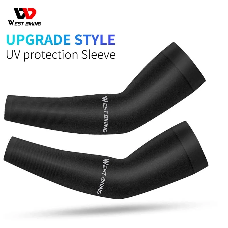 WEST BIKING нарукавники для велоспорта Защита от ультрафиолетовых лучей Баскетбол