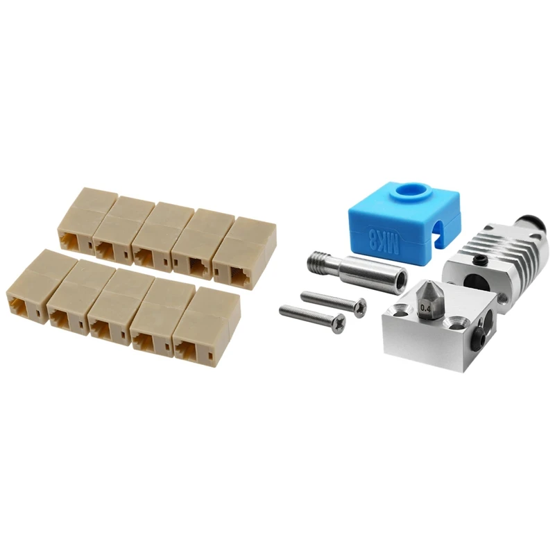 10 шт. CAT5 RJ45 сетевой кабель соединитель расширителя адаптер и 1 комплект MK8
