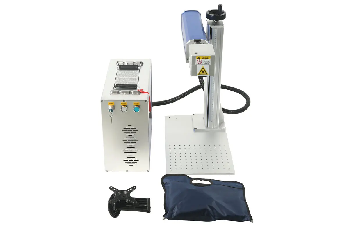 150x150 мм Волоконная лазерная маркировочная машина лазерный маркер 30 Вт для