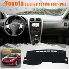Для Toyota Corolla E140 E150 2007  2013 консоль приборной панели замшевый коврик протектор солнцезащитный чехол