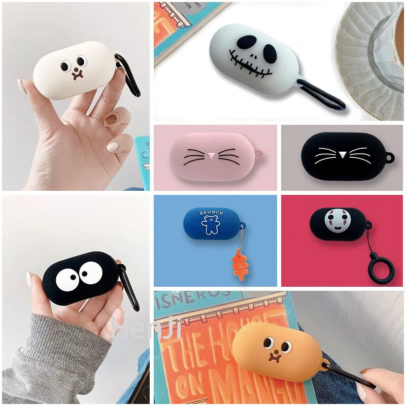 

Силиконовый чехол для Samsung Galaxy Buds / Buds Plus, с милым мультяшным медведем