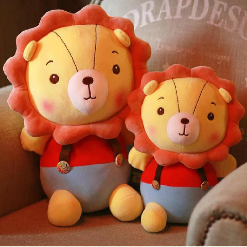 25 см-50 см Кавасаки сидит на подсолнухе плюшевые Львы творческие игрушки Pp хлопок