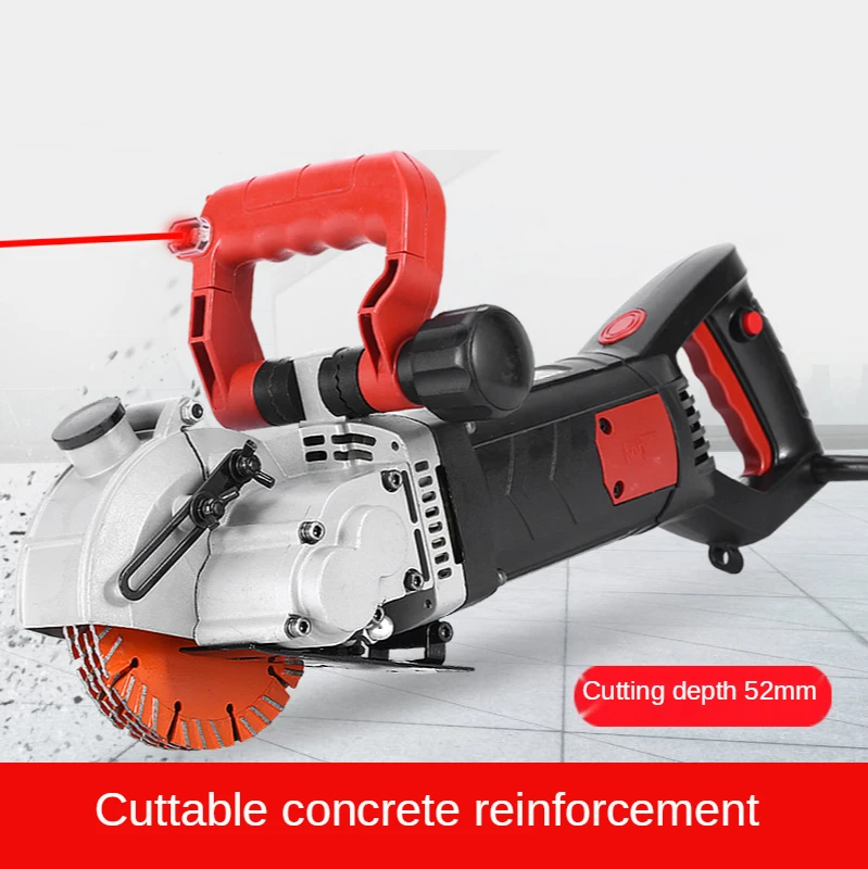 

133 slotting machine, cutting machine, one-time forming of dust-free water and electricity installation slotted concrete wall 22