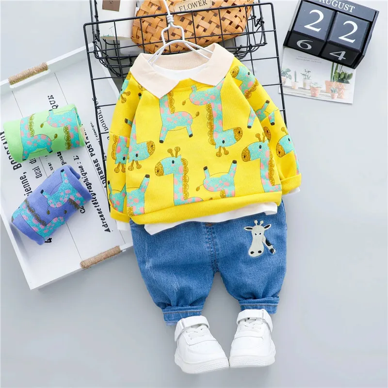 BibiCola/весенне-осенняя одежда для маленьких мальчиков детская в джентльменском