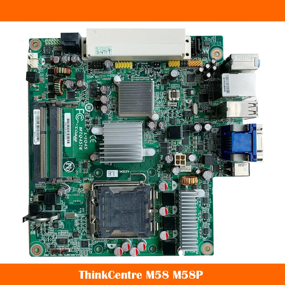 

Desktop Mainboard For Lenovo ThinkCentre M58 M58P L-IQ45 MTQ45IK Q45 64Y9772 Motherboard Fully Tested
