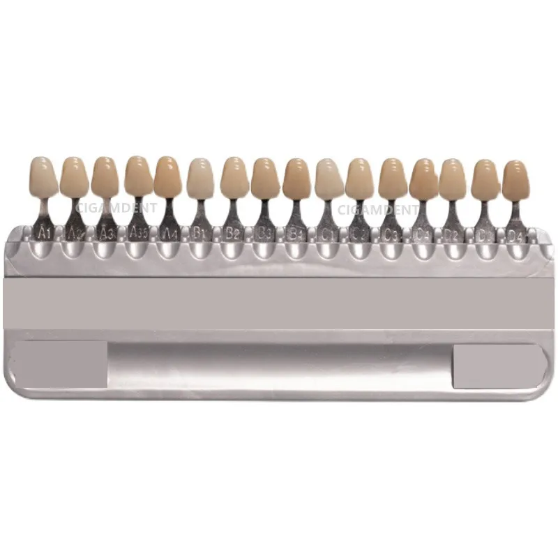 Dental Instruments Teeth Bleach Shade Guide 3D Color Plate Porcelain Material Whitening 16/20/27 VITA VITAPAN | Красота и здоровье