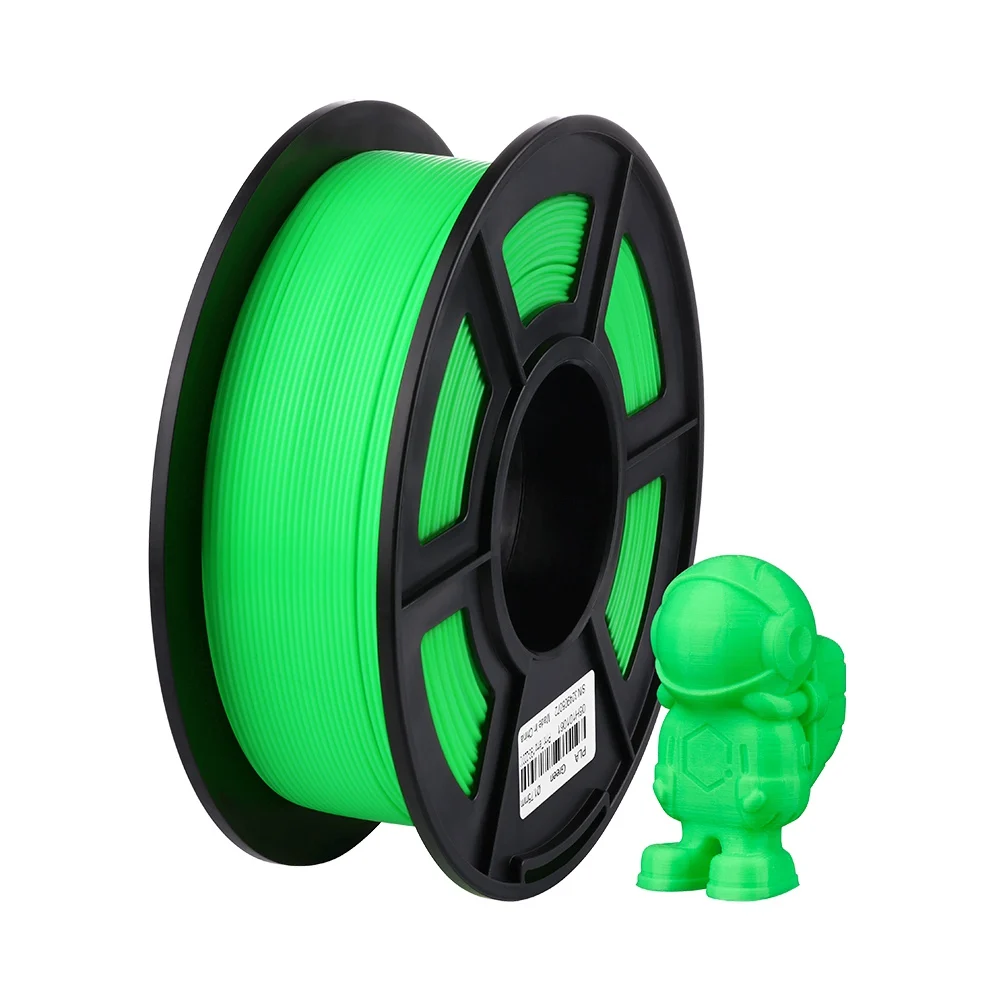 ANYCUBIC PLA Филамент 1,75 мм пластик для 3d принтера 1 кг/рулон аккуратная катушка без запутывания печати гладкий материал для печати - Цвет: Зеленый