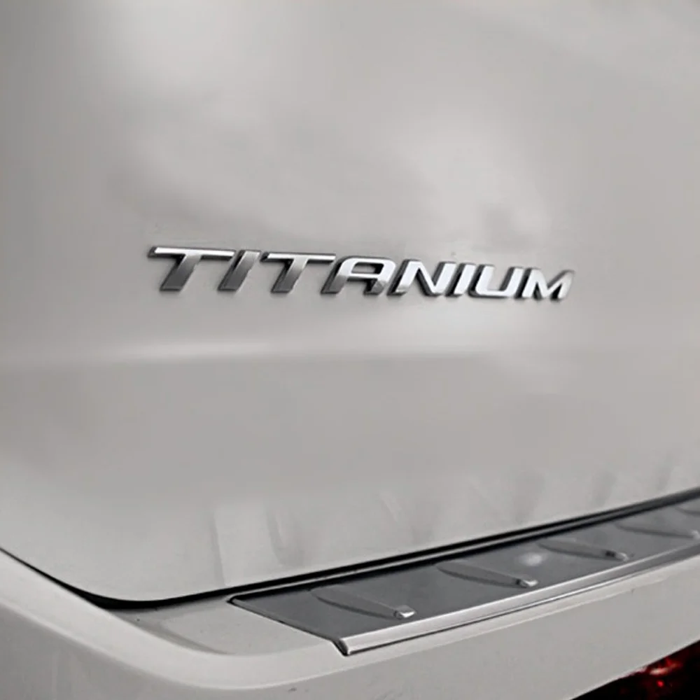 DSYCAR 1 шт. 3D металлический титановый автомобильный боковой брызговик задний