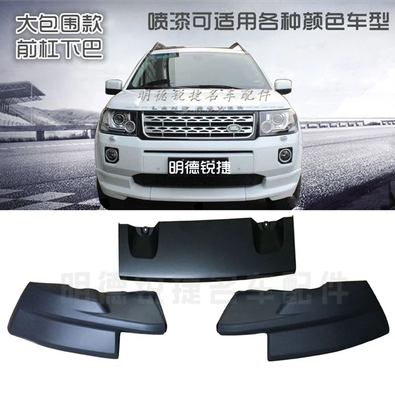 3 шт./компл. 2010- freelander 2 ABS Пластик Неокрашенный фронт бампера v-стиля для Land Rover freelander 2