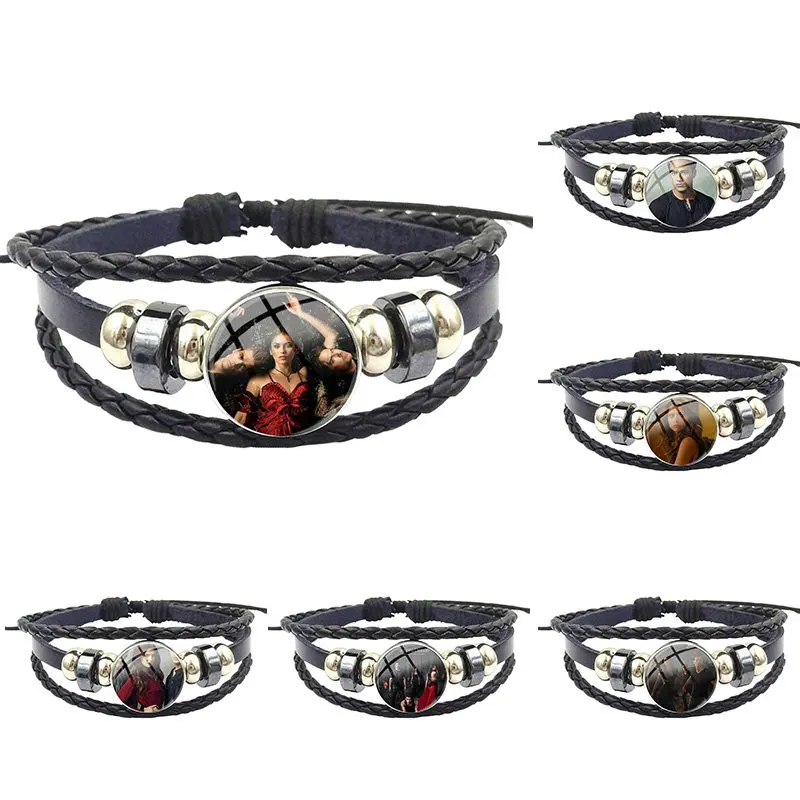 Женские вечерние ювелирные изделия в стиле ретро с покрытием из стекла кабошон