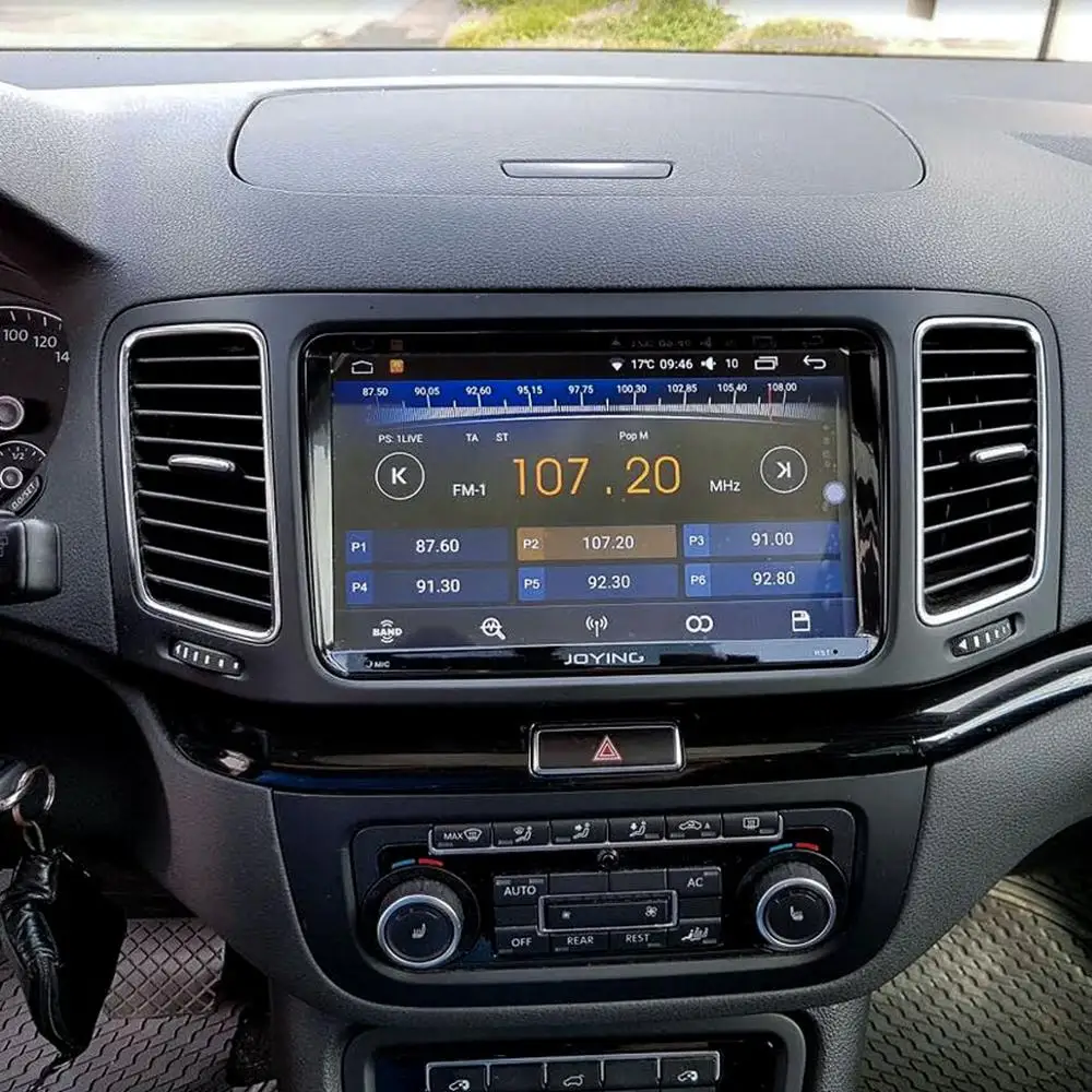 JOYING 2 din Android 8,1 Автомагнитола gps 9 дюймов ips экран Авторадио для VW/passat b6/Volkswagen/сиденье поддержка быстрая загрузка