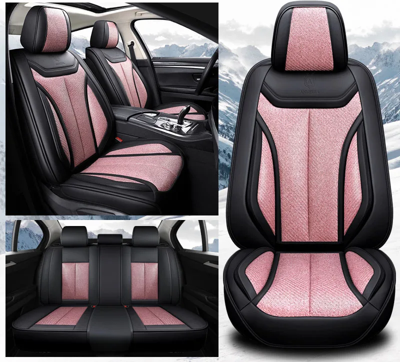 Кожаный Набор чехлов для автомобильных сидений Универсальный dodge зарядное