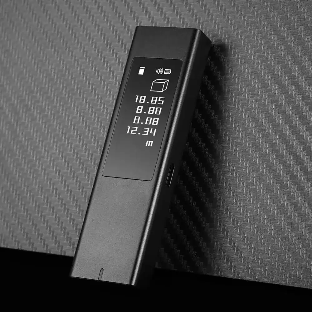 Дальномер лазерный Xiaomi DUKA с сенсорным OLED-экраном 40 м | Электроника
