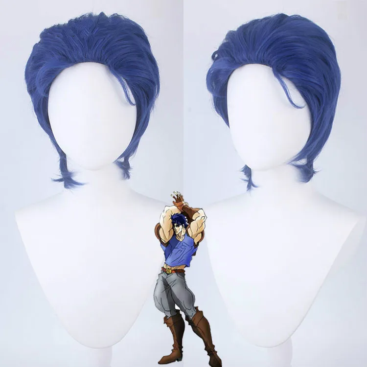 Термостойкий синтетический парик Джоджо из аниме Невероятные приключения |