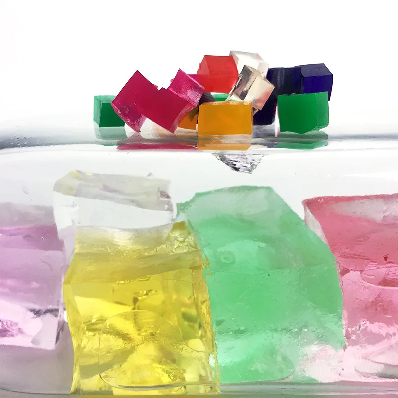 100 г 3d 5x5x5 квадратный Кристальный гидрогелевый водный Бисер гидрогель орбиз для