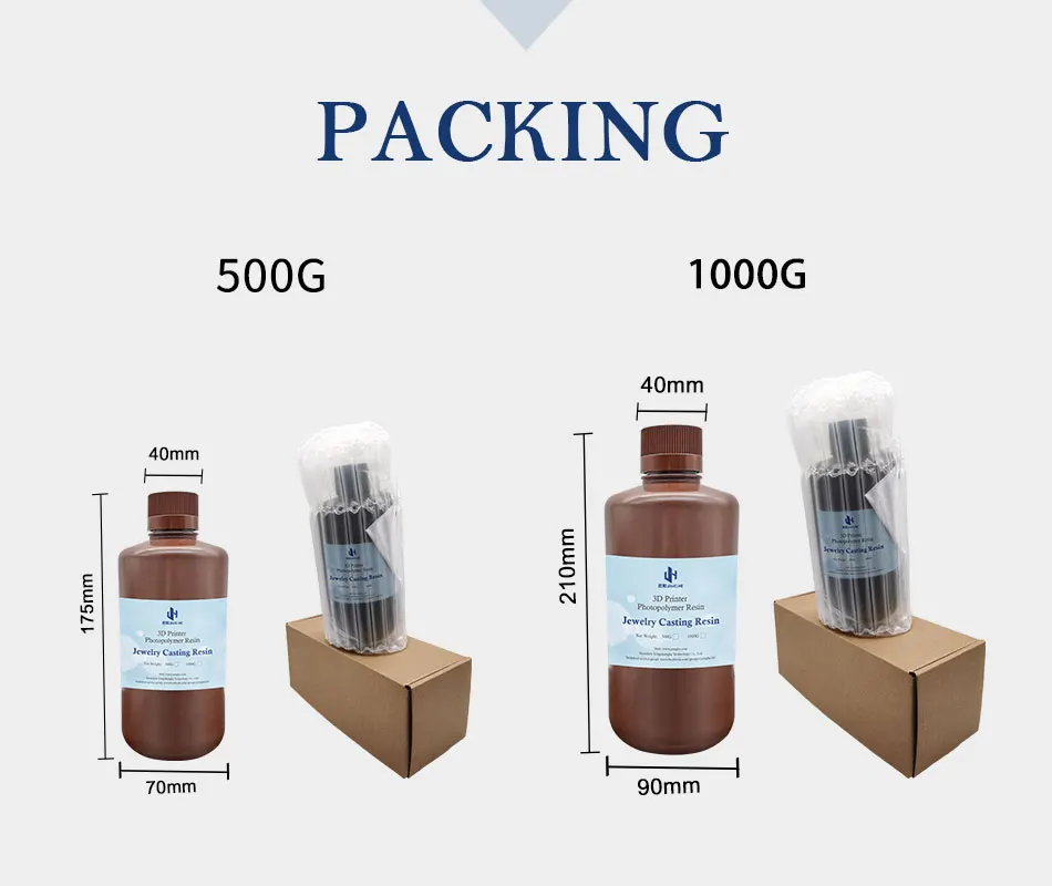 JAMGHE Free Shipping Jewelry Cast Resin 405nm Suitable for Anycubic Phrozen Envisiontec B9 DLP LCD SLA 3D Printer 500g | Компьютеры и