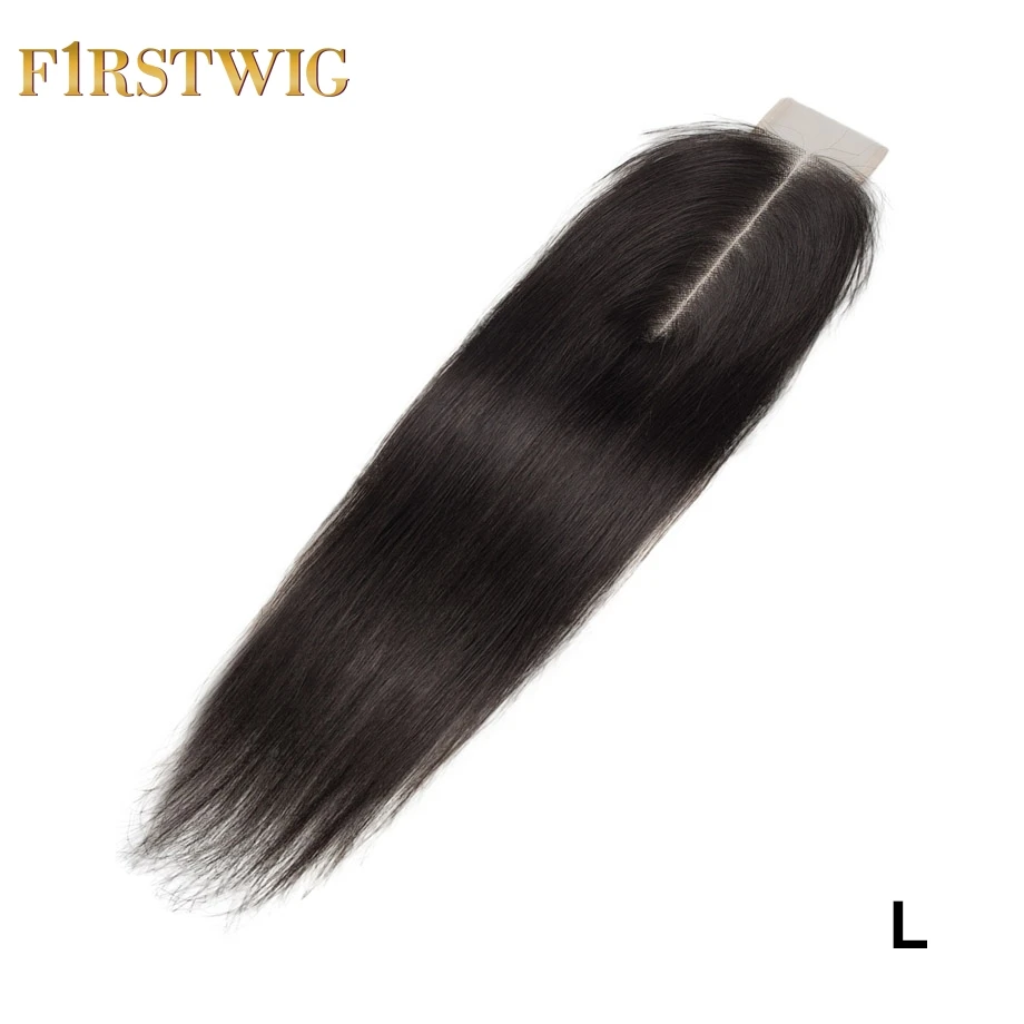 Firstwig бразильские прозрачные прямые 2x6 закрытие шнурка предварительно сорвал Remy