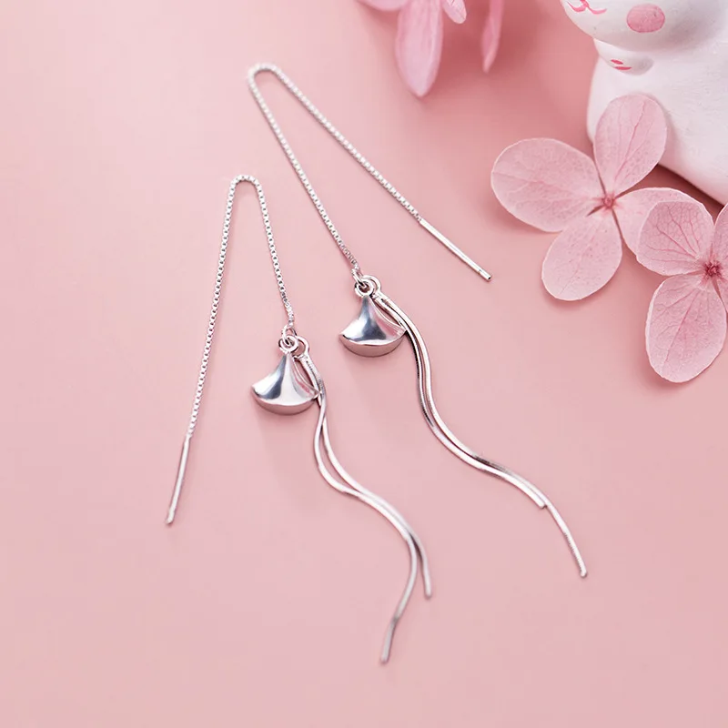 925 цельное Стерлинговое Серебро хорошее ювелирное изделие серьги с кисточками