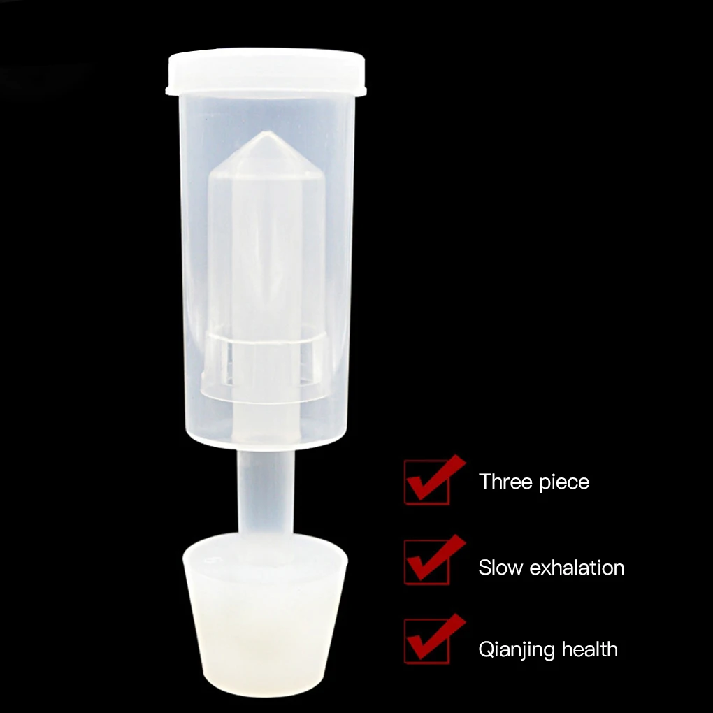 

Wine Brewing One-way Exhaust Valve Transparent Plastic Air Lock Replacement Parts Valves Seal Accessory for Home