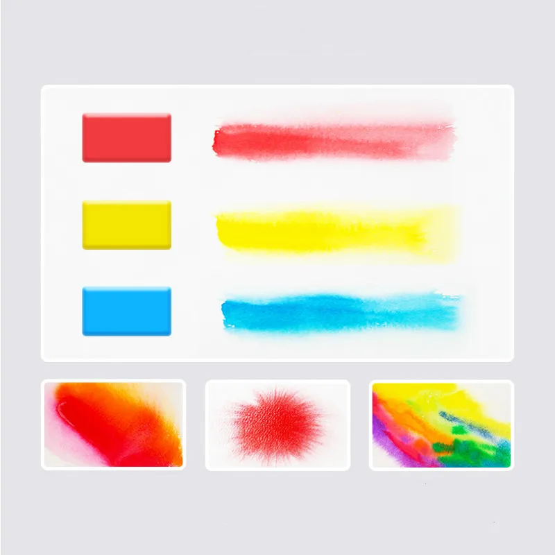 36/48/60 цветов s превосходные однотонные акварельные краски в наборе Набор цветных