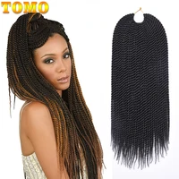 tomo hair 30roots 14 16 18 20 22 small senegalese twist hair crochet braids ombre synthetic braiding hair extensions