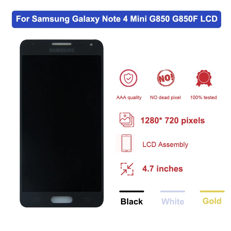 Оригинальный ЖК-дисплей 4 7 дюйма для Samsung Galaxy G850 SM-G850F G850F ЖК-экран с сенсорным