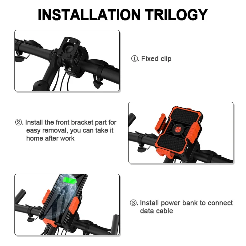 Мотоцикл велосипедный держатель для телефона на руль Зеркало заднего вида