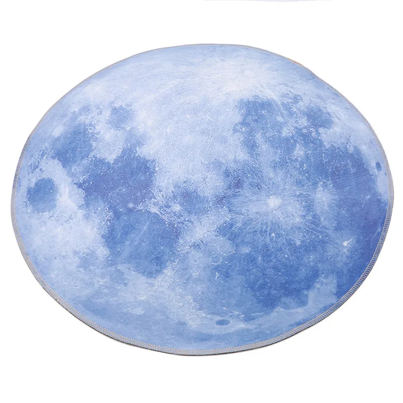 Современный круглый ковер 3D принт земля планеты мягкие ковры Противоскользящие