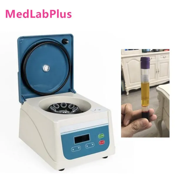 PRP центрифуга 4000RPM лабораторная электрическая ЦЕНТРИФУГА МАШИНА для медицинской практики низкоскоростной Настольный сепаратор