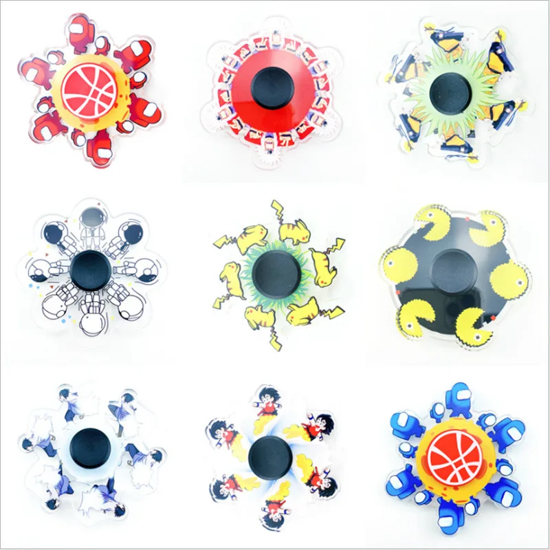 

New Fidget Spinner Popit Can Run Uzumaki Naruto Uchiha Sasuke Fidget Toys Hand Spinner Stress Relief Toy Adult Kids Toys No Box