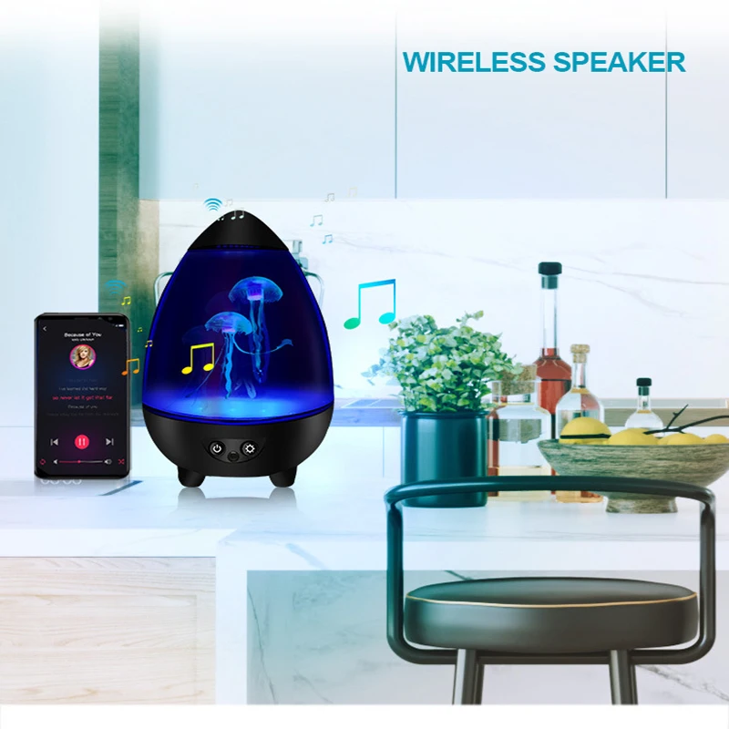 Светодиодная лампа в виде медузы ночсветильник стиле Фэнтези лава креативный