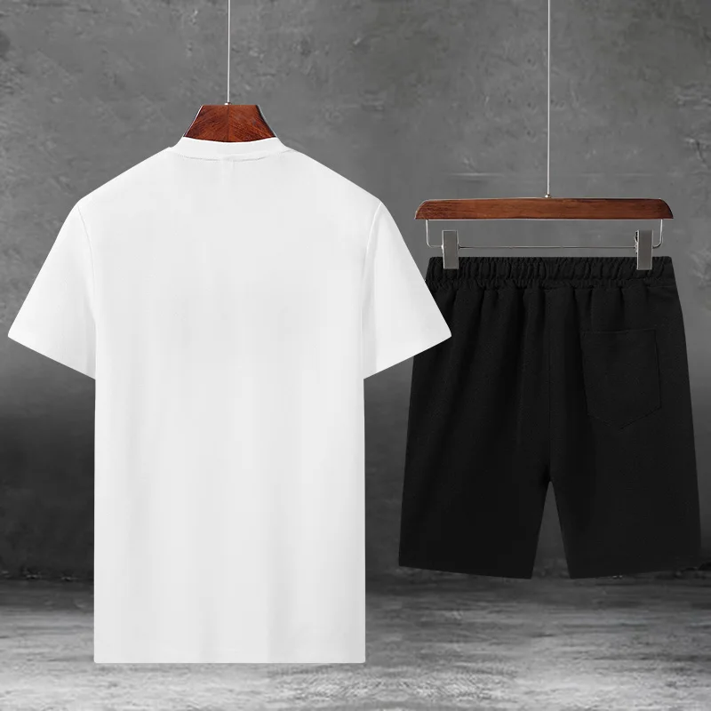Спортивный костюм мужские повседневные брендовые футболки 2019 футболка шорты