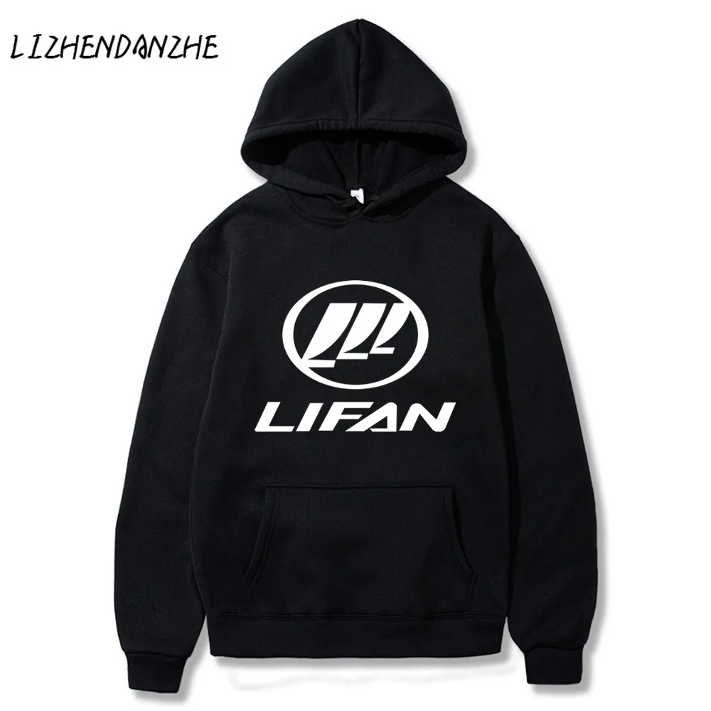 Брендовые мужские толстовки LI FAN повседневные с капюшоном для авто на весну и