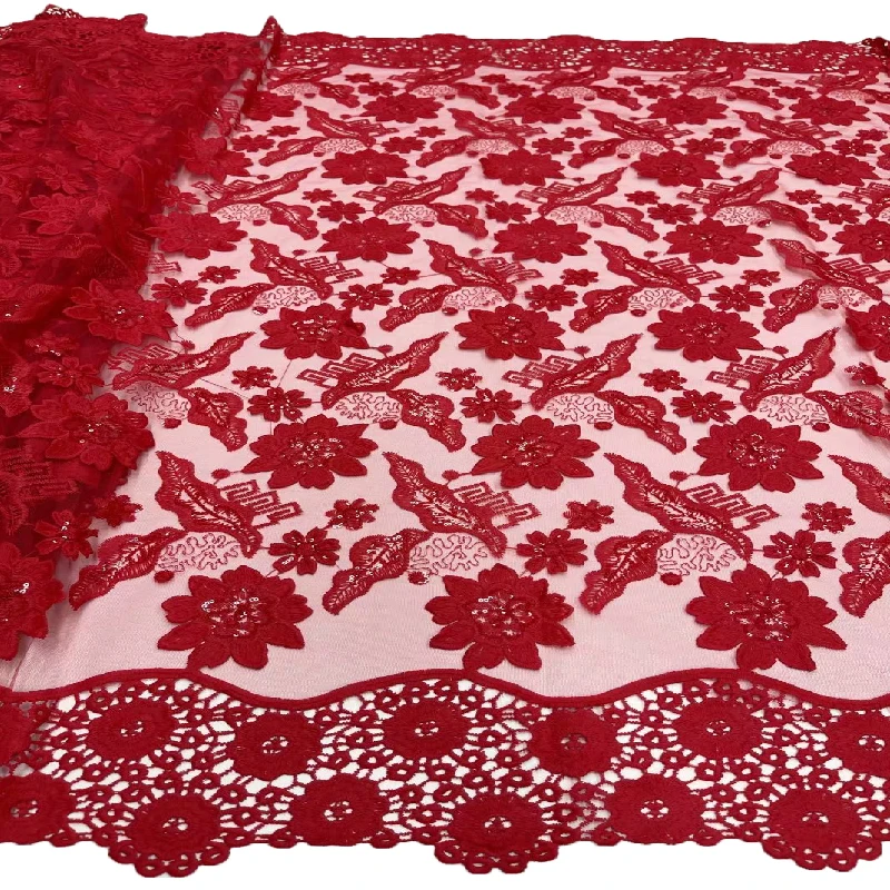 

White French Tulle Lace Fabric 5 Yards African Lace Fabric 2021 High Quality Nigerian Lace Fabric For Party Dress
