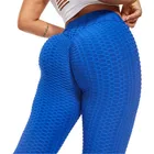 Женские Штаны Для Йоги, спортивные женские леггинсы для фитнеса, штаны для йоги с высокой талией, антицеллюлитные спортивные штаны большого размера с пузырями персика