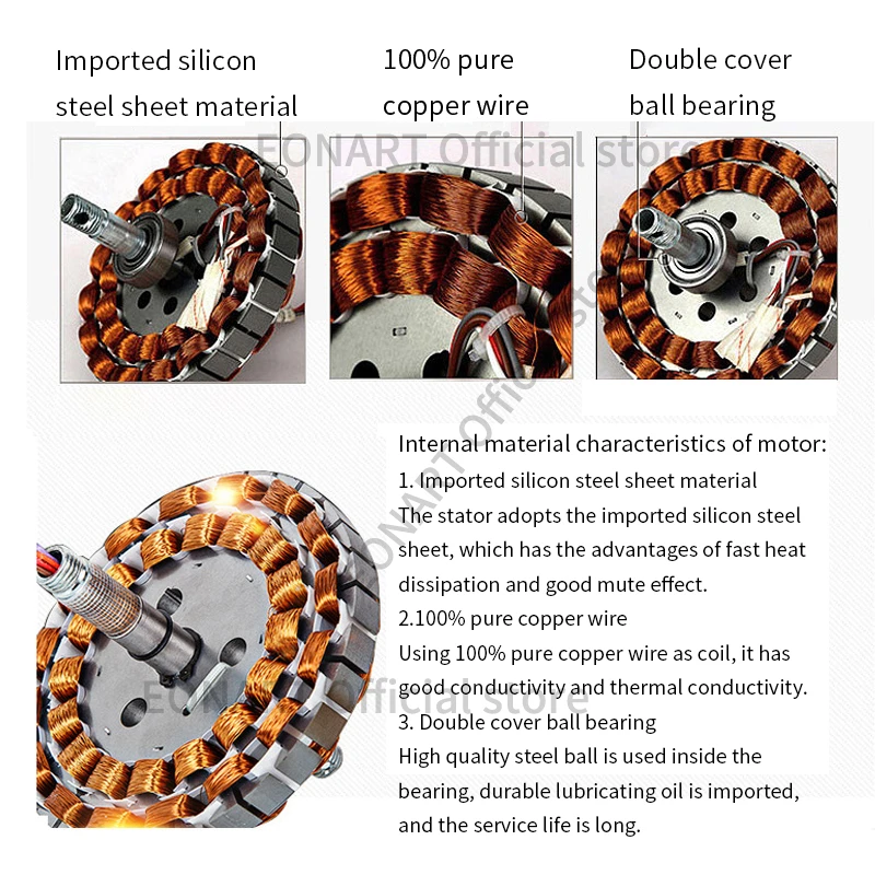 52 дюймовый современный светодиодный потолочный вентилятор из цельного дерева