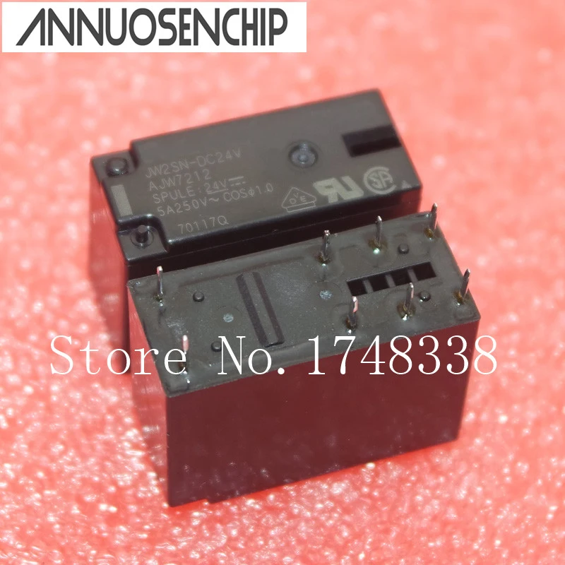 

free shipping 5pcs/lot JW2SN-DC24V JW2SN DC24V AJW7212 RELAY Best quality