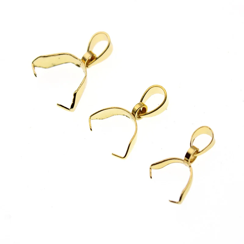 10 шт. ожерелье из нержавеющей стали подвески зажимное соединитель застежки для