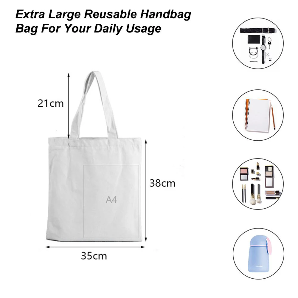 

Cartoon Mermaid Shopping Bag Legendary Creature Fashion Canvas One Shoulder Portable Light Luxury Fashion Customizable LOGO
